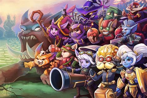 All Yordle champions in LoL .
